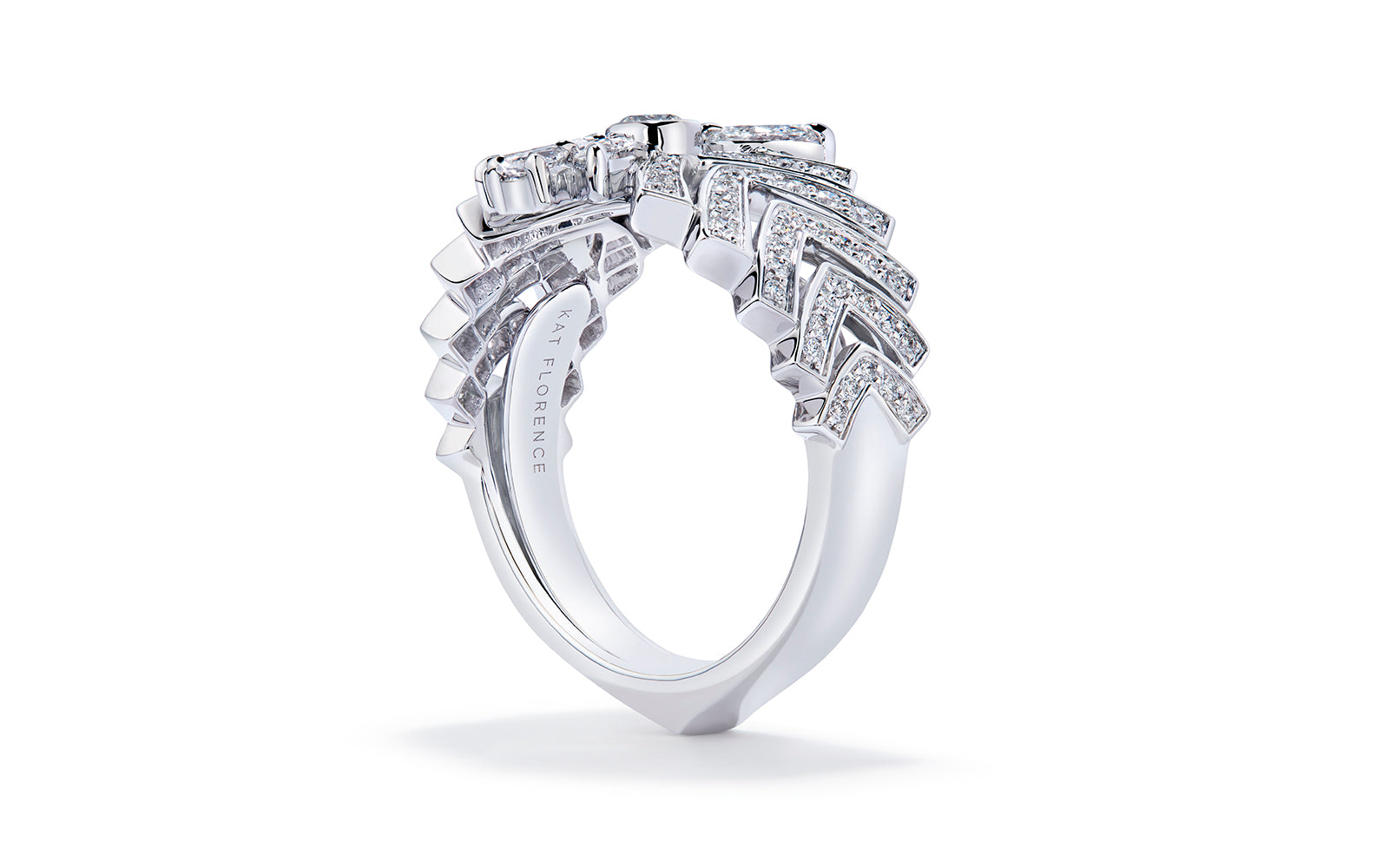1.05ct D Flawless Diamond Ring set in 18K White Gold
