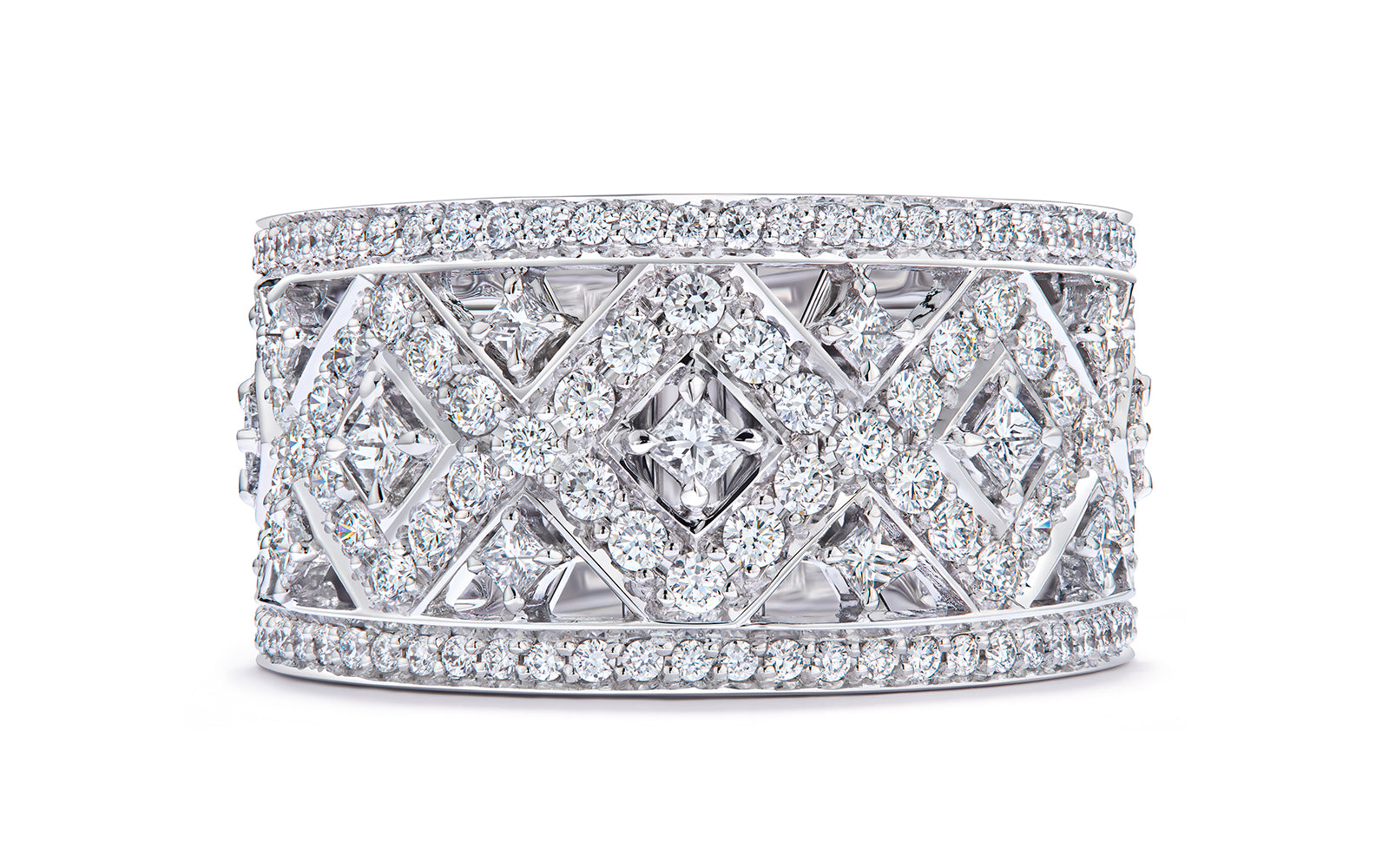 1.57ct D Flawless Diamond Ring set in 18K White Gold