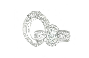 1.30ct Neon Paraiba Tourmaline Ring with D Flawless Diamonds set in 18K White Gold