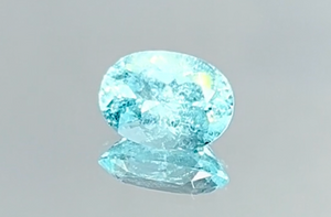 1.92ct Neon Paraiba Tourmaline Ring with D Flawless Diamonds set in 18K White Gold