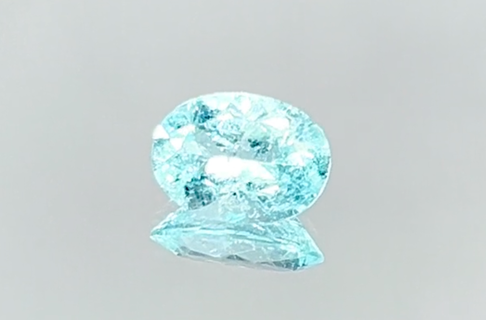 1.69ct Neon Paraiba Tourmaline Ring with D Flawless Diamonds set in 18K White Gold
