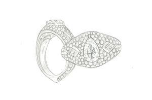 1.99ct Neon Paraiba Tourmaline Ring with D Flawless Diamonds set in 18K White Gold
