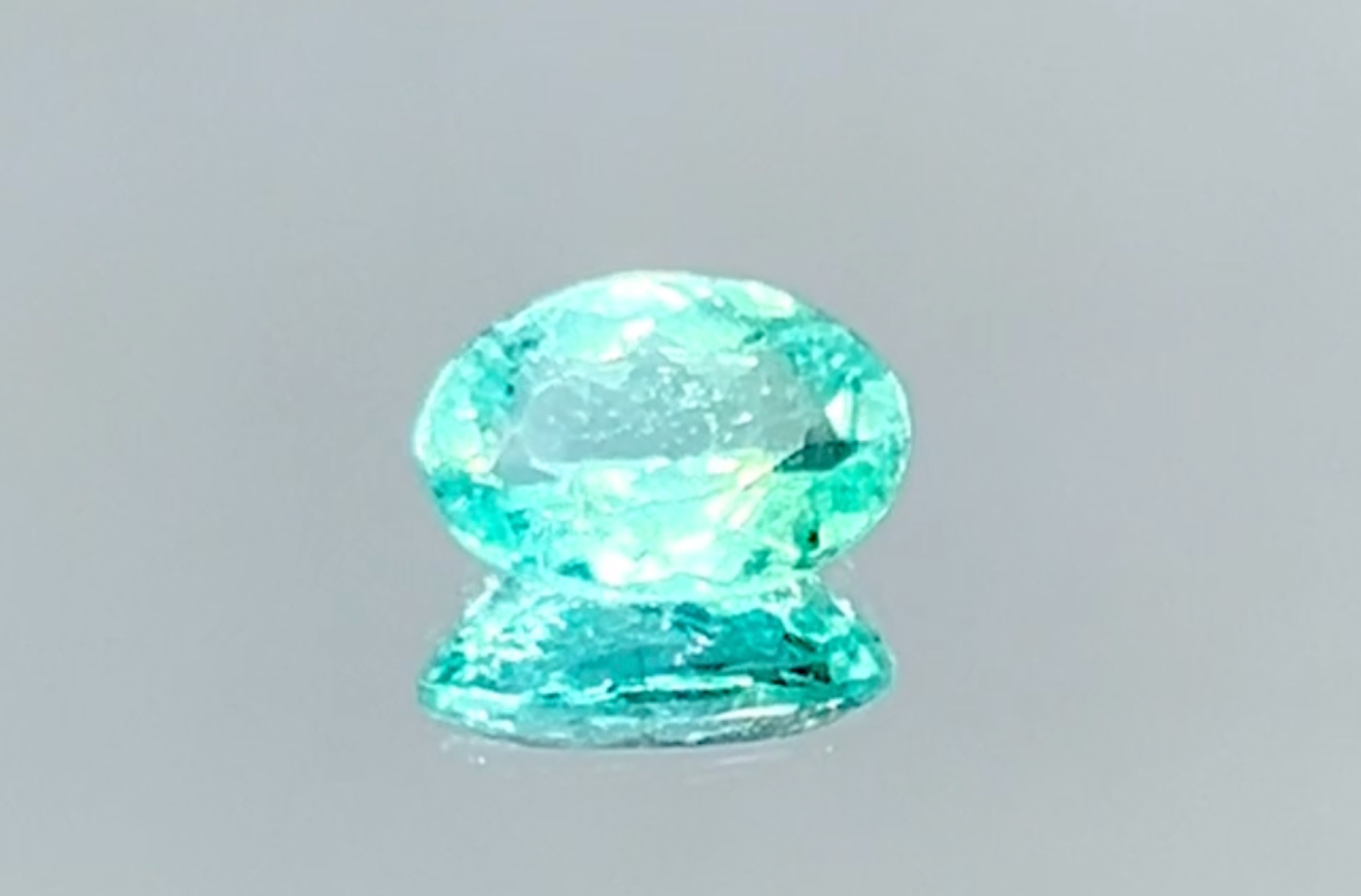 1.27ct Neon Paraiba Tourmaline Ring with D Flawless Diamonds set in 18K White Gold