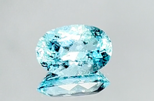 2.89ct Neon Paraiba Tourmaline Ring with D Flawless Diamonds set in 18K White Gold