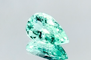 1.93ct Neon Paraiba Tourmaline Ring with D Flawless Diamonds set in 18K White Gold