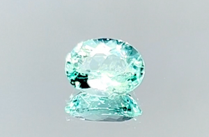0.98ct Neon Paraiba Tourmaline Ring with D Flawless Diamonds set in 18K Yellow Gold