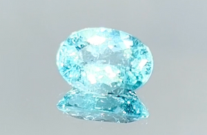 2.77ct Neon Paraiba Tourmaline Ring with D Flawless Diamonds set in 18K White Gold