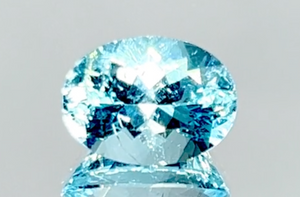 3.88ct Neon Paraiba Tourmaline Ring with D Flawless Diamonds set in 18K White Gold