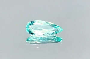 1.22ct Neon Paraiba Tourmaline Ring with D Flawless Diamonds set in 18K Yellow Gold