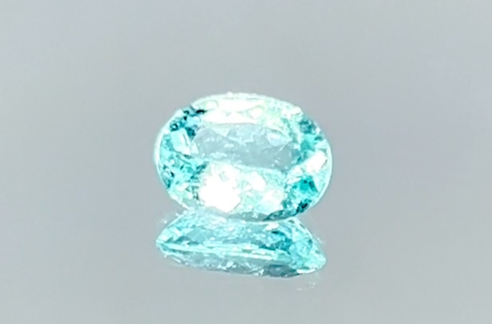 1.19ct Neon Paraiba Tourmaline Ring with D Flawless Diamonds set in 18K Yellow Gold