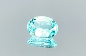 1.19ct Neon Paraiba Tourmaline Ring with D Flawless Diamonds set in 18K Yellow Gold