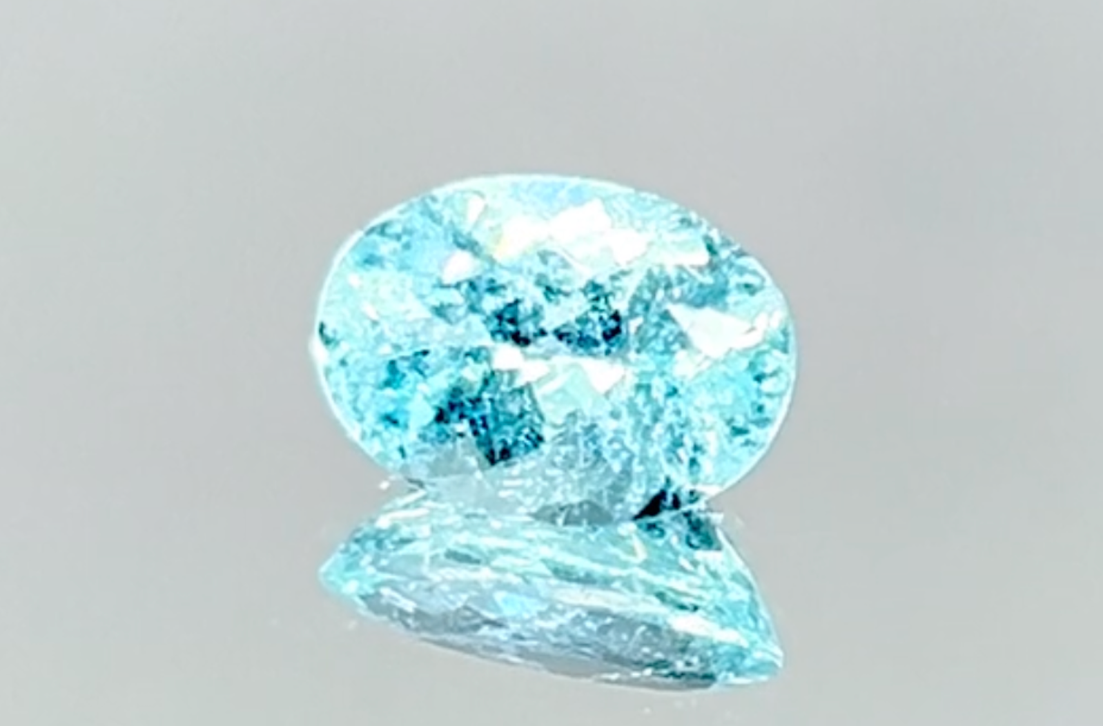 2.27ct Neon Paraiba Tourmaline Ring with D Flawless Diamonds set in 18K White Gold