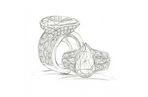 3.67ct Neon Paraiba Tourmaline Ring with D Flawless Diamonds set in 18K White Gold