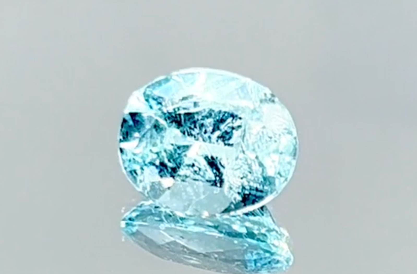 2.63ct Neon Paraiba Tourmaline Ring with D Flawless Diamonds set in 18K White Gold