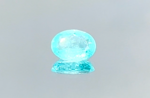 1.19ct Neon Paraiba Tourmaline Ring with D Flawless Diamonds set in 18K White Gold