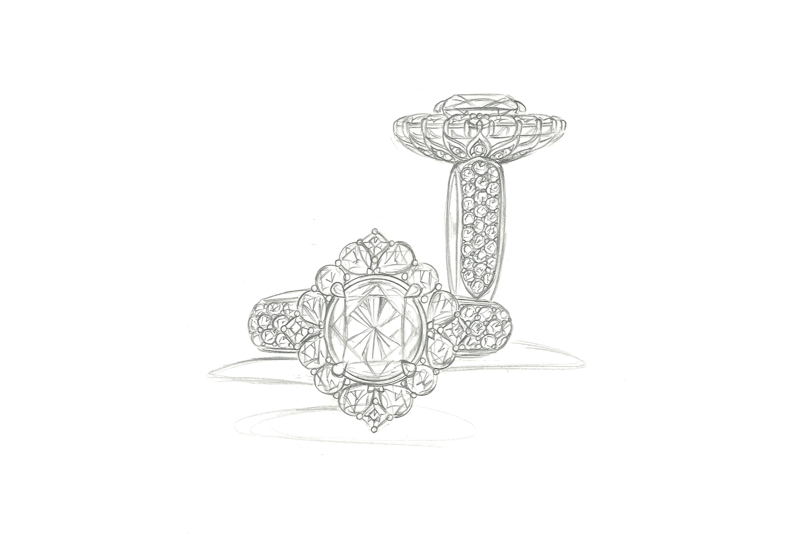 3.11ct Neon Paraiba Tourmaline Ring with D Flawless Diamonds set in 18K White Gold