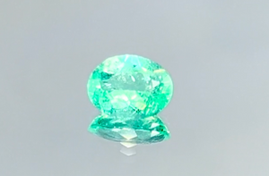 1.00ct Neon Paraiba Tourmaline Ring with D Flawless Diamonds set in 18K White Gold