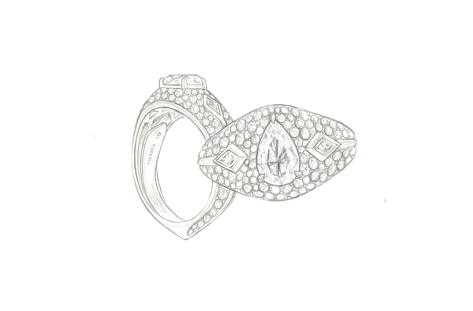 2.17ct Neon Paraiba Tourmaline Ring with D Flawless Diamonds set in 18K White Gold