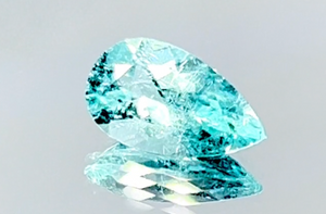 2.17ct Neon Paraiba Tourmaline Ring with D Flawless Diamonds set in 18K White Gold
