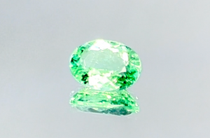 1.10ct Neon Paraiba Tourmaline Ring with D Flawless Diamonds set in 18K White Gold