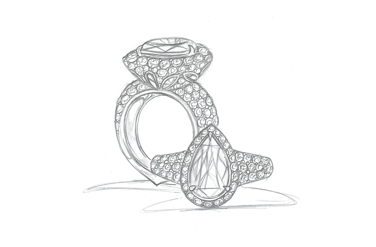 3.09ct Neon Paraiba Tourmaline Ring with D Flawless Diamonds set in 18K White Gold