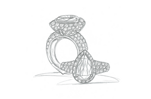 3.09ct Neon Paraiba Tourmaline Ring with D Flawless Diamonds set in 18K White Gold