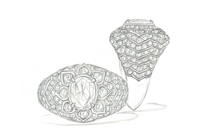 2.21ct Neon Paraiba Tourmaline Ring with D Flawless Diamonds set in 18K White Gold