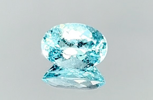 2.21ct Neon Paraiba Tourmaline Ring with D Flawless Diamonds set in 18K White Gold