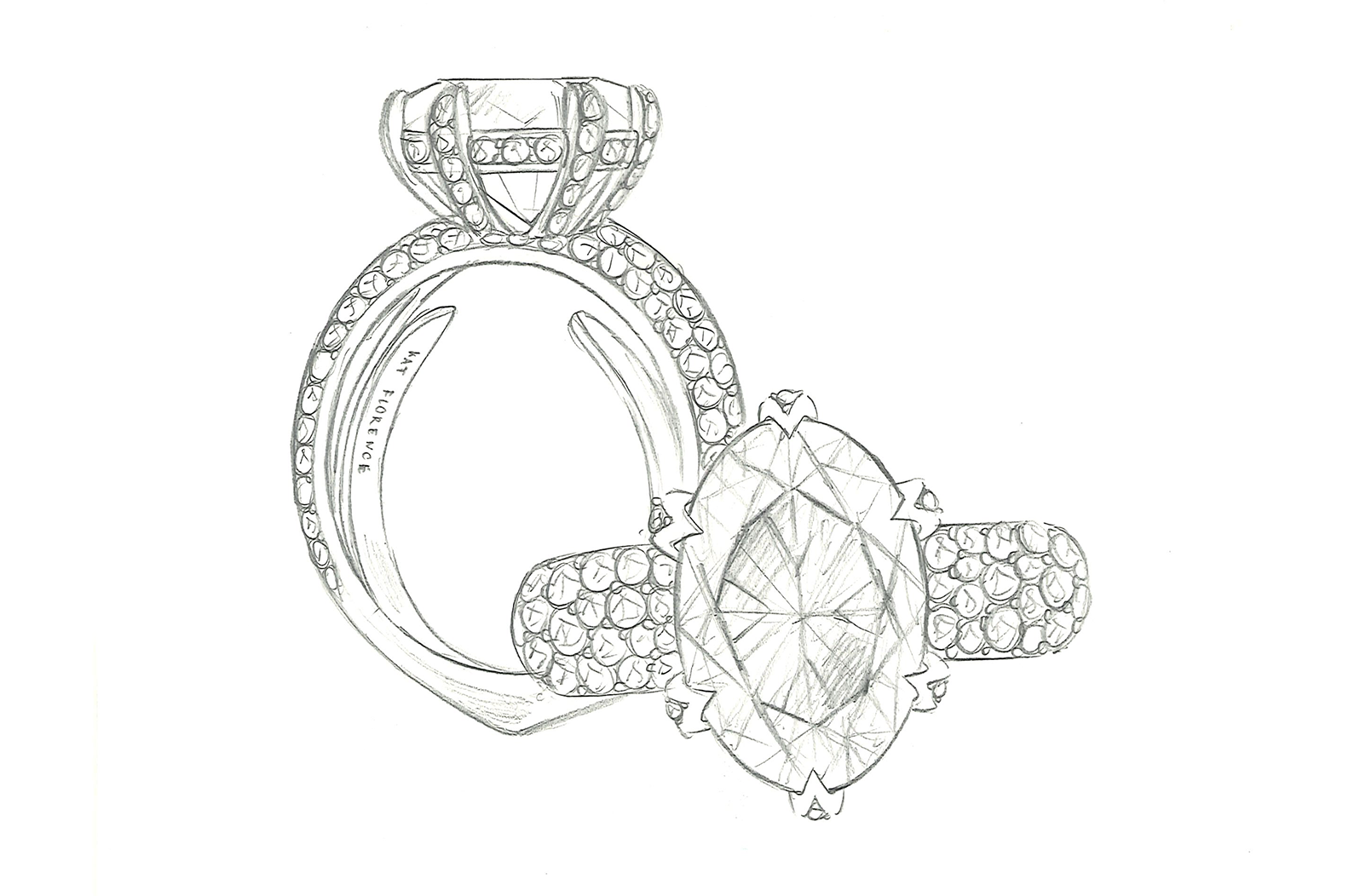 6.26ct Russian Sphene Ring with D Flawless Diamonds set in 18K Yellow Gold