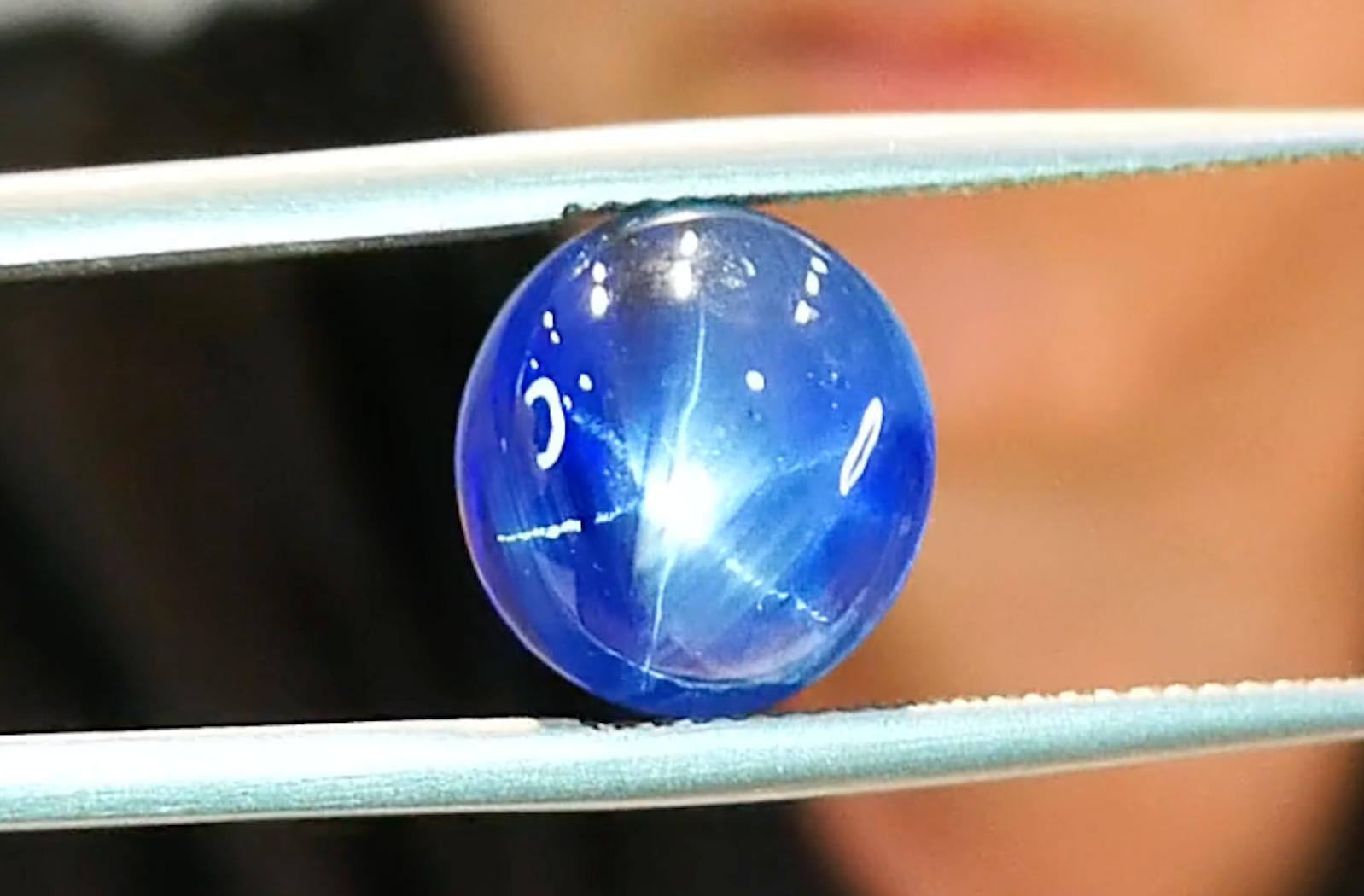 11.15ct Unheated Burmese Blue Star Sapphire Ring with D Flawless Diamonds set in 18K Yellow Gold