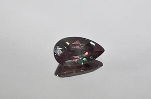 1.24ct 100% Change Russian Alexandrite Ring with D Flawless Diamonds set in 18K Yellow Gold