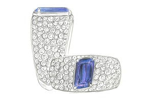 1.57ct 100% Change Russian Alexandrite Ring with D Flawless Diamonds set in 18K Yellow Gold