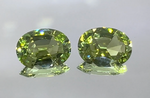 16.32ct Unheated Flawless Racing Green Paraiba Earrings with D Flawless Diamonds set in 18K Yellow Gold