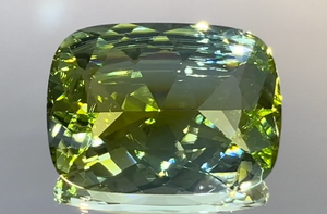 40.17ct Unheated Racing Green Paraiba Necklace with D Flawless Diamonds set in 18K Yellow Gold