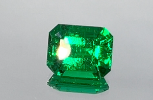 3.04ct Old World Muzo Colombian Emerald Ring with D Flawless Diamonds set in 18K White Gold