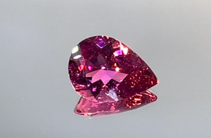 3.90ct Cruzeiro Rubellite Ring with D Flawless Diamonds set in 18K White Gold