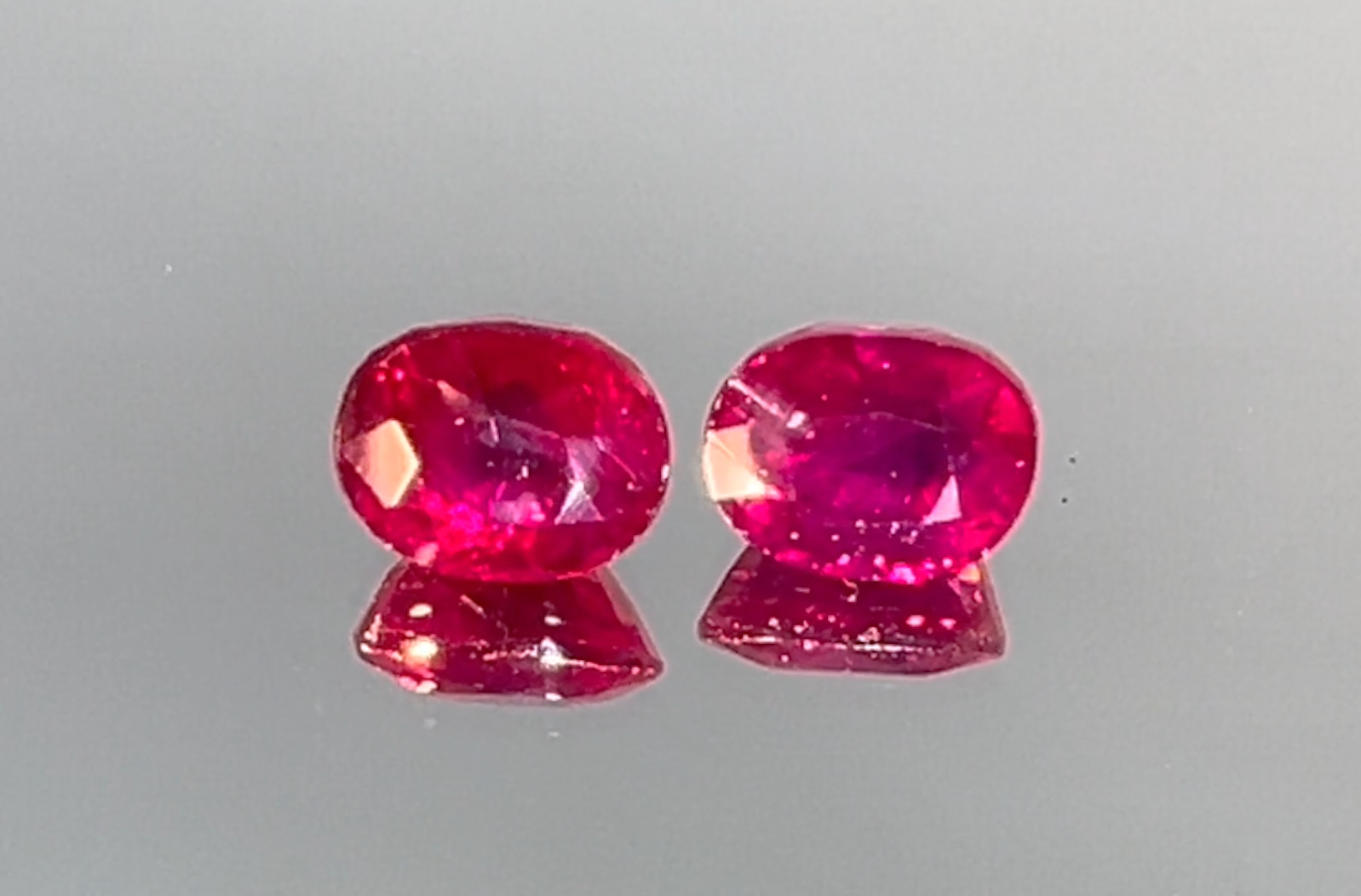 2.09ct Antique Historical Unheated Pigeon Blood Red Mogok Earrings with D Flawless Diamonds set in 18K White Gold