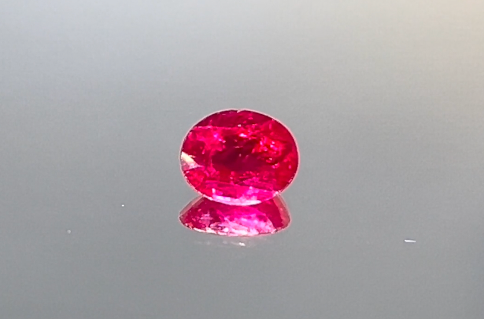 1.17ct Antique Historical Unheated Pigeon Blood Red Mogok Ring with D Flawless Diamonds set in 18K White Gold