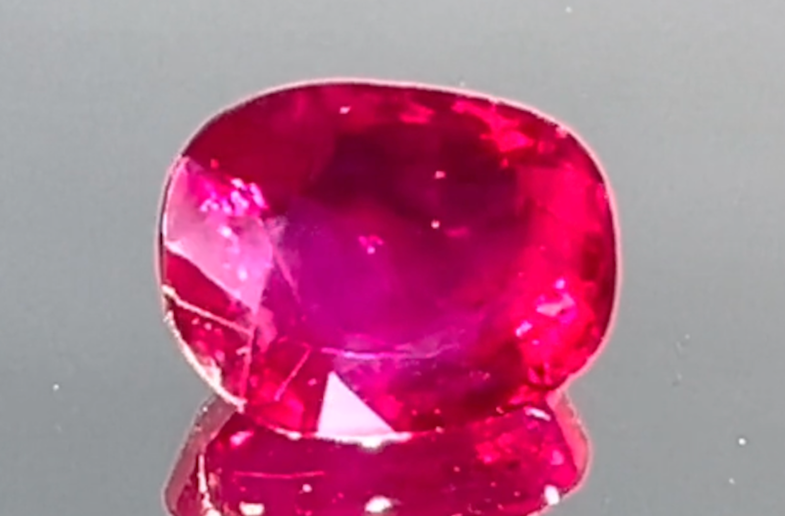 2.02ct Antique Swiss Lab Unheated Pigeon Blood Mogok Ruby Ring with D Flawless Diamonds set in 18K Yellow Gold