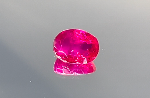 1.81ct Antique Historical Unheated Pigeon Blood Red Mogok Ring with D Flawless Diamonds set in 18K White Gold