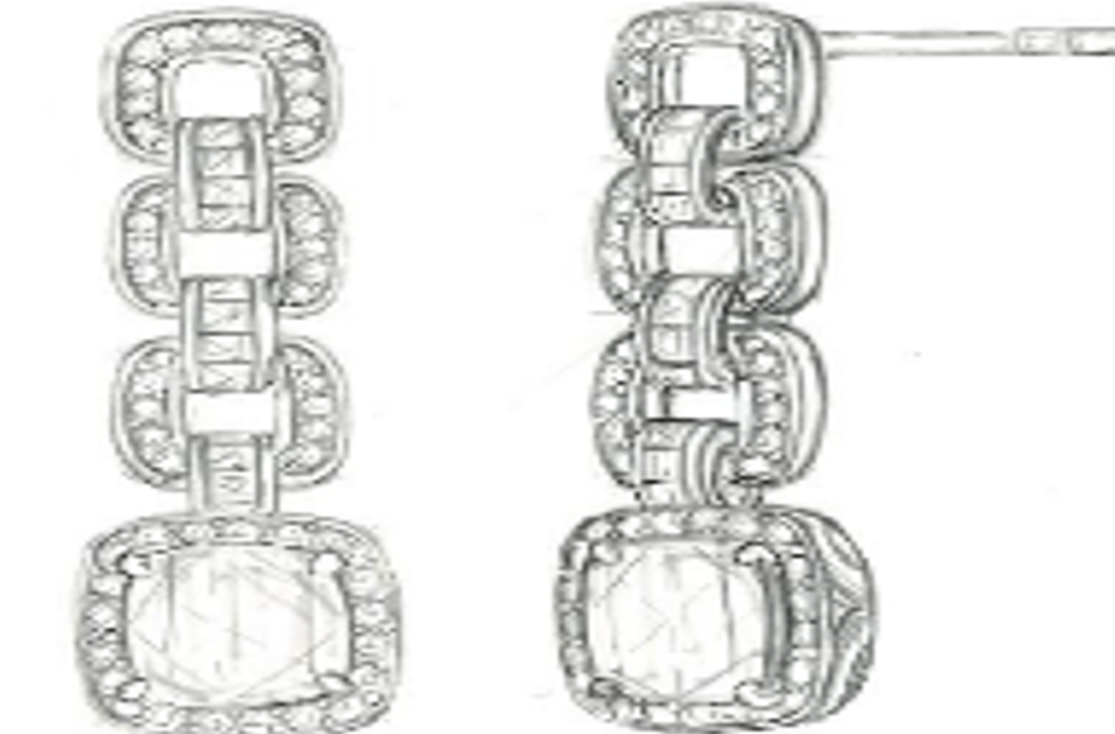 4.11ct Neon Tsavorite Earrings with D Flawless Diamonds set in 18K Yellow Gold