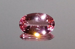 7.12ct Madagascar Morganite Ring with D Flawless Diamonds set in 18K Yellow Gold