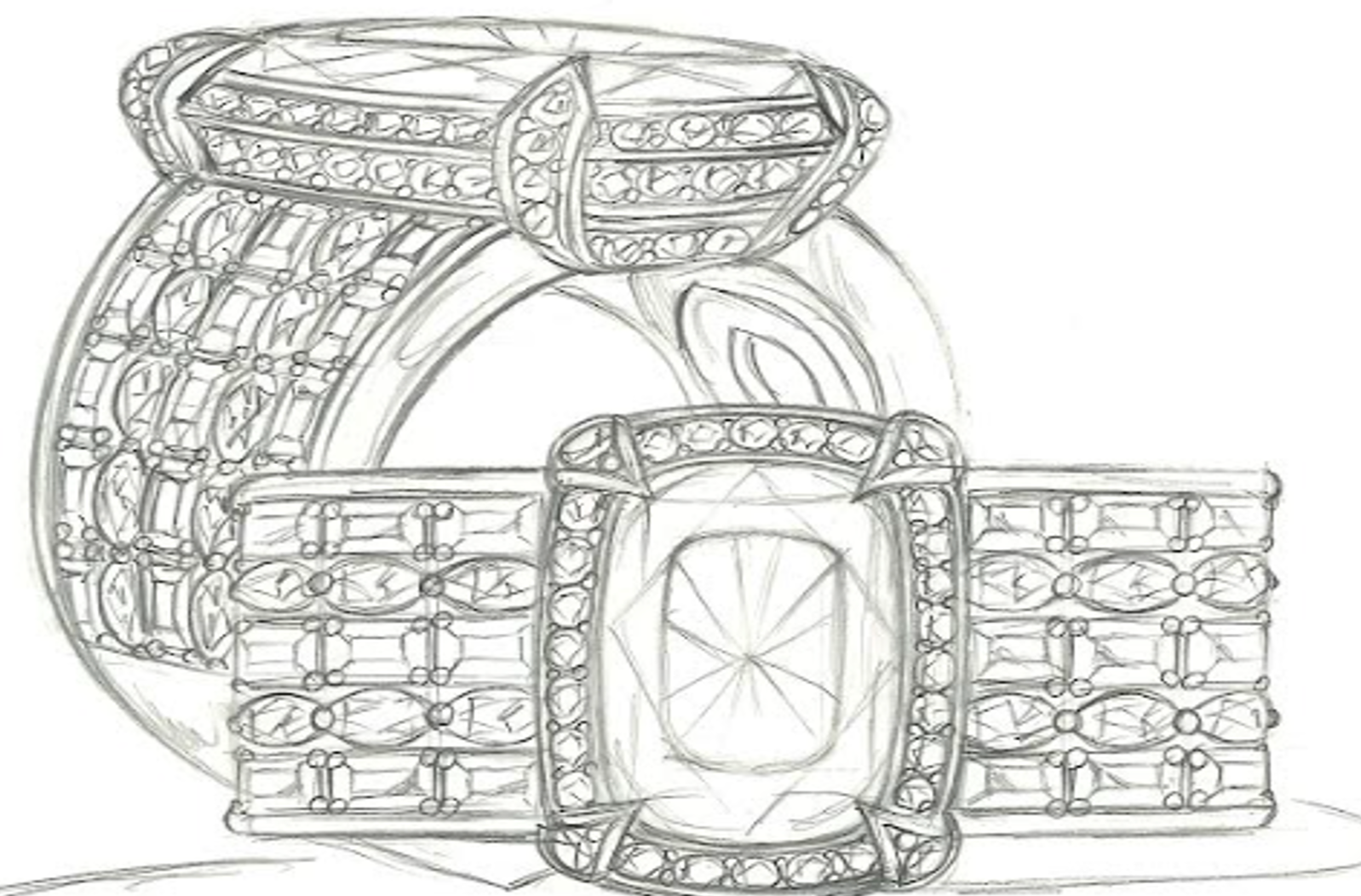 3.52ct Antique Unheated Mogok Burmese Ruby Ring with D Flawless Diamonds set in 18K White Gold