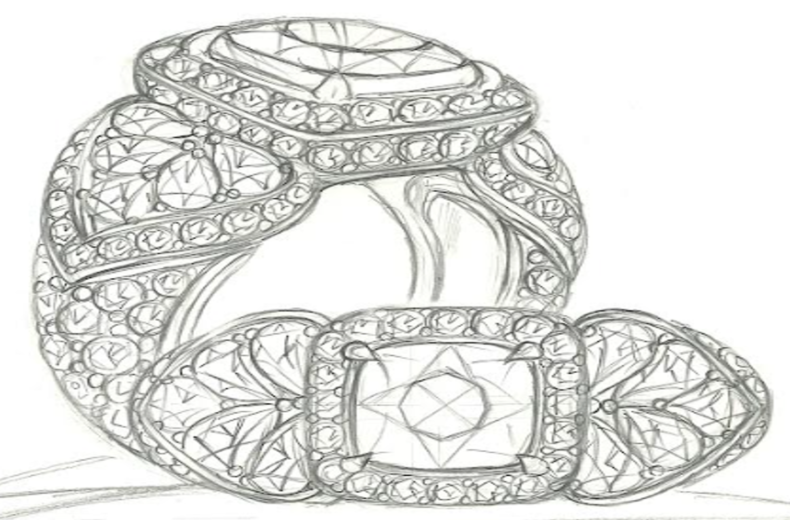 3.06ct Unheated Jedi Ruby Ring with D Flawless Diamonds set in 18K White Gold