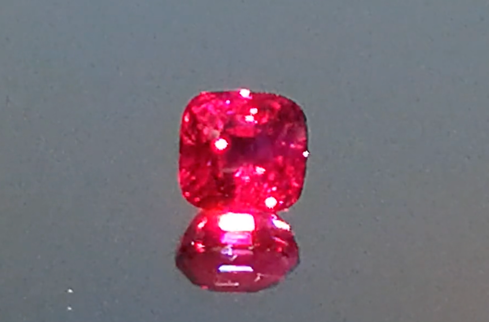 3.06ct Unheated Jedi Ruby Ring with D Flawless Diamonds set in 18K White Gold