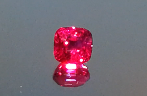3.06ct Unheated Jedi Ruby Ring with D Flawless Diamonds set in 18K White Gold