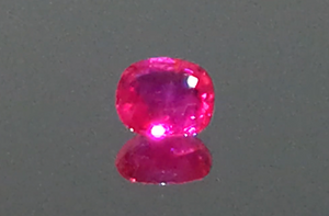 2.05ct Antique Unheated Mogok Burmese Ruby Ring with D Flawless Diamonds set in 18K Yellow Gold