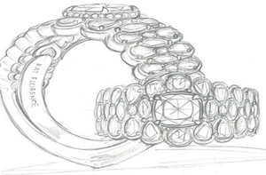 2.05ct Antique Unheated Mogok Burmese Ruby Ring with D Flawless Diamonds set in 18K Yellow Gold