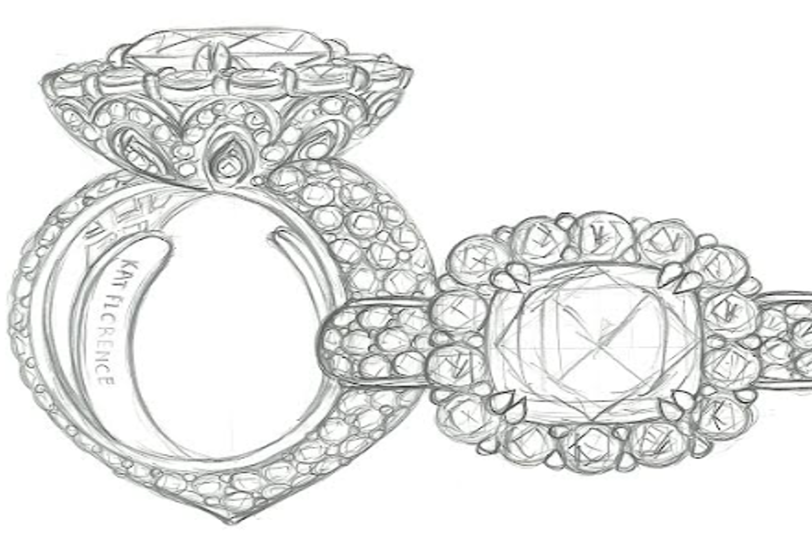 7.05ct The Perfect Colour Unheated  Padparadscha Ceylon Sapphire SSEF Certificate Ring with D Flawless Diamonds set in 18K White Gold