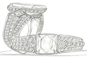 7.06ct Paraiba Mine Manganotantalite Ring with D Flawless Diamonds set in 18K Yellow Gold